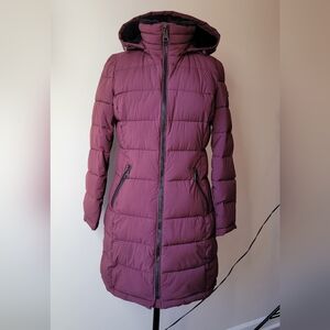 Andrew Marc Women's Purple Puffer Jacket Size M.